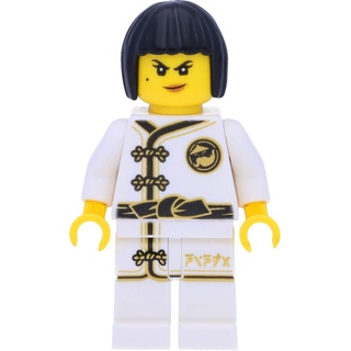 LEGO Ninjago Minifigur NYA im weißen Kimono (White Wu-Cru Training Gi) und Schwertern