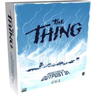 USAopoly The OP The Thing: Infection at Outpost 31 - Horror Brettspiel - Basierend auf dem John Carpenter Science Fiction Horror Film - Ab 17 Jahren - Für 4 bis 8 Spieler - Englisch