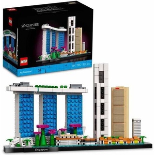 LEGO 21057 Singapur Architektur, Basteln für Erwachsene, Skyline-Sammlung, Wohnkultur