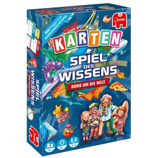 Jumbo Spiele Spiel Jumbo Spiele 1110100247 Spiel des Wissens – Rund um die Welt, Jumbo Spiele 1110100247 Spiel des Wissens – Rund um die Welt, Kartenspiel, Made in Europe bunt