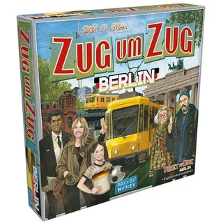 Days of Wonder Spiel, Familienspiel Zug um Zug: Berlin, Brettspiel, für 2-4 Spieler, ab 8..., Strategiespiel