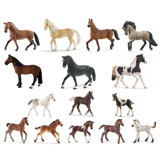 Schleich - Tierfiguren - Pferde-Set mit 15 Pferden