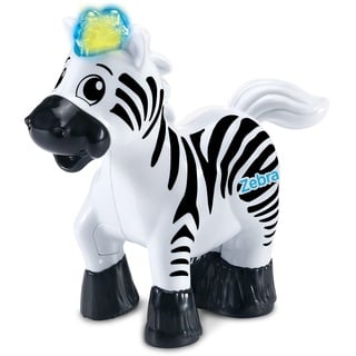 VTech Tip Tap Baby Tiere - Zebra – Interaktives Spielzeug mit Licht und Musik für fantasievolle Rollenspiele – Für Kinder von 1-5 Jahren