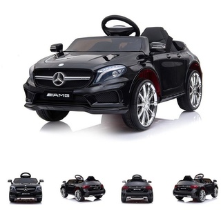 Chipolino Elektro-Kinderauto Elektroauto Mercedes GLA45, Belastbarkeit 30 kg, Fernbedienung, EVA-Reifen, MP3 schwarz