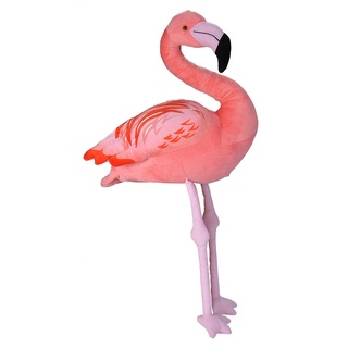 Wild Republic 22298 Plüsch Flamingo, Cuddlekins Jumbo, Kuscheltier, Plüschtier, 86 cm, pink, 33 Inches