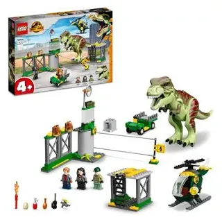 LEGO Jurassic World 76944 T. Rex Ausbruch, ab 4 Jahre, 140 Teile