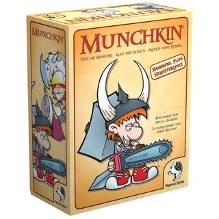 Munchkin 1+2 17222G Kartenspiel von Pegasus Spiele - Spannendes Spiel für 3-6 Spieler