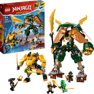 LEGO NINJAGO 71794 Lloyds und Arins Training-Mechs Bausatz, Mehrfarbig