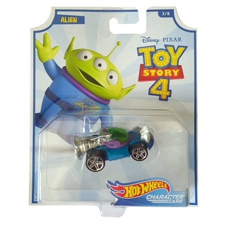 Hot Wheels Spielzeug-Auto Mattel GCY55 Hot Wheels Disney Toy Story 4, Alien Fahrzeug im Maßstab bunt