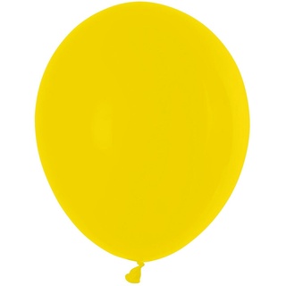 1-PACK 100x Luftballons gelb O 250 mm Größe 'M'