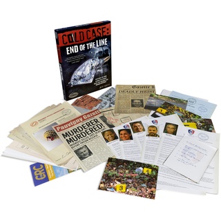 ThinkFun Cold Case: End of The Line - A Murder Mystery Game for 14+