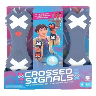 Mattel® Spiel, Familienspiel MTLHCF41 - Crossed Signals, Kinderspiel für 1 bis 4..., Reaktionsspiel bunt