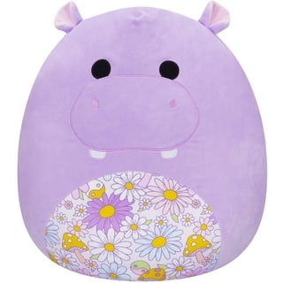 Squishmallows SQCR05494 - Hanna das lila Nilpferd 50 cm, offizielles Jazwares Plüsch, superweiches Kuscheltier