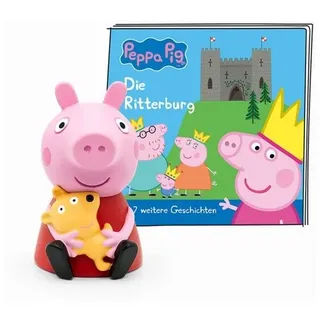 tonies Hörspielfigur Peppa Wutz Ritterburg Figur für die Toniebox. blau