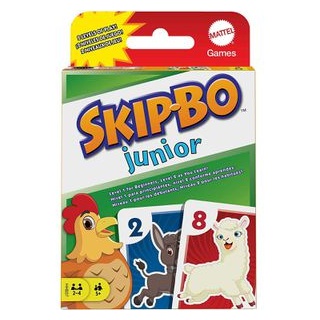 Mattel Kartenspiel HHB37, Skip-Bo Junior, ab 5 Jahre, 2-4 Spieler