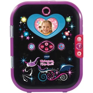 VTech Kidisecrets Selfie Music 2.0 black – Kindertagebuch mit 2 Kameras, MP3-Player, Gesichtserkennung, Leuchteffekten und vielem mehr – Für Kinder von 6-12 Jahren