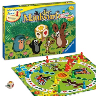 Ravensburger Kinderspiele 21570 - Der Maulwurf und sein Lieblingsspiel - Spieleklassiker für Kinder, Kinderspiel ab 3 Jahren, für 2-4 Spieler