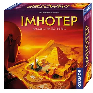 KOSMOS 692384 Imhotep - Baumeister Ägyptens, das Grundspiel, Strategiespiel, Brettspiel für 2 bis 4 Spieler, nominiert zum Spiel des Jahres 2016