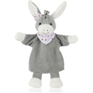 Sterntaler 3602038 Handpuppe Esel Emmi Girl, Ideal für Puppentheater und Rollenspiele, 34 x 25 x 9 cm, Grau