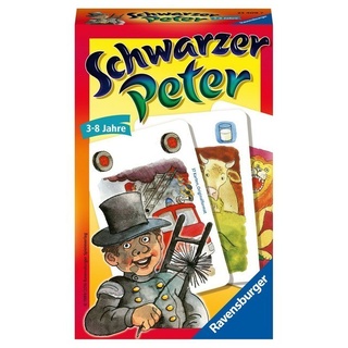 Ravensburger 23409 - Schwarzer Peter  Mitbringspiel Für 2-6 Spieler  Kinderspiel Ab 3 Jahren  Kompaktes Format  Reisespiel  Kartenspiel