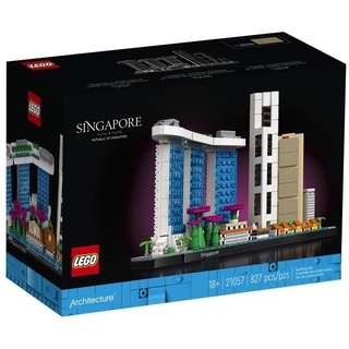 LEGO® Konstruktions-Spielset LEGO® Architecture 21057 - Singapur, Skyline-Kollektion, Bauset, 82...