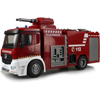 Amewi Mercedes Benz Feuerwehr Löschfahrzeug Elektro Brushed LKW 2WD 1:18 RTR (RTR Ready-to-Run)