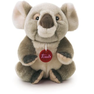 Trudi 27751 Klassik Plüschtier Koala Jamin Plüschfigur mit realistischen Details, waschbar, Kuscheltier für Kinder, Grau ca. 15 x 20 x 12 cm