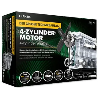 Franzis Verlag Der große Technikbausatz - 4-Zylinder-Motor, Motor, Ingenieurswes