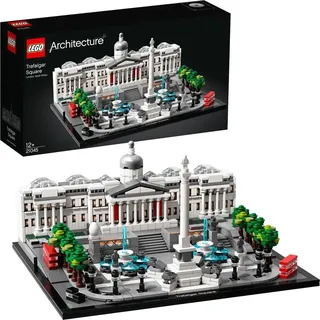 LEGO 21045 Architecture Trafalgar Square, Modellbausatz für Kinder und Erwachsene, perfektes London Souvenir & Set zum Stressabbau - Bunt