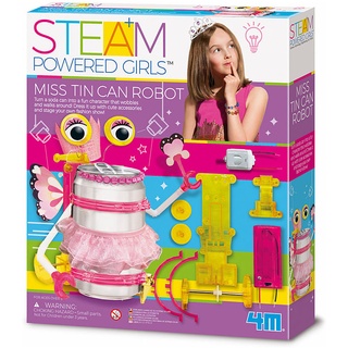 4M Bausatz "Blechdosen Roboter Girl - Steam Powered Girls" - ab 5 Jahren