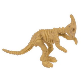 Marabellas Shop Spielfigur Dinosaurier Fossilien ca. 4 x 8 cm Ausgrabungsset Dino Skelett, verschiedene Modelle beige Parasaurolophus