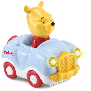 VTech Tut Tut Baby Flitzer - Winnie Puuhs Cabrio – Spielzeugauto mit Musik, spannenden Sätzen und Geräuschen – Für Kinder von 1-5 Jahren