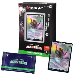Magic: The Gathering Commander Masters Commander-Deck – Eldrazi entfesselt (Sammler-Booster-Probepackung mit 2 Karten - Deutsche Version)