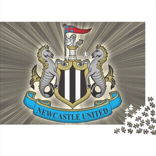 Puzzle 500 Teile Newcastle United Logo,Fußball Puzzles Für Erwachsene Jugendliche,unmögliches Puzzle Spielzeug,buntes Fliesenspiel,Geschicklichkeitsspiel Für Die Familie Geschenke 500pcs (52x38cm)