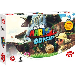 Puzzle Super Mario Odyssey Fossil Falls 500 Teile 48 x 34 cm