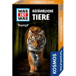 KOSMOS 741853 was IST was Trumpf Gefährliche Tiere, Tier Quartett für Kinder ab 8 Jahre, Trump Kartenspiel, Quizspiel perfekt als kleines Geschenk oder Mitgebsel