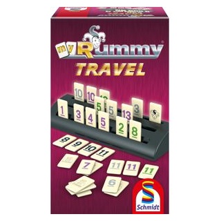 Schmidt-Spiele Kartenspiel 49284 MyRummy Travel, ab 8 Jahre, 2-4 Spieler