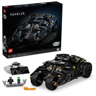 LEGO DC Batman Batmobile Tumbler, Modellauto zum Bauen, großes Set für Erwachsene mit Batman und Joker-Figuren, Sammlermodell zum Ausstellen als cooles Deko-Stück 76240