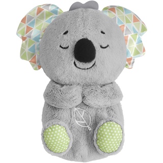 Fisher-Price Schlummer-Koala mit Sanfter Musik, Licht & Rhythmischen Atembewegungen, Koala Kuscheltier, Baby Spielzeug, Nachtlicht mit Musik für Babys, Baby Erstausstattung, für Neugeborene 0+, HBP87