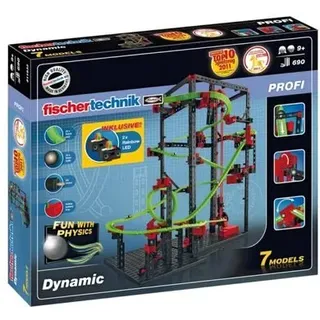 fischertechnik 530858 PROFI KUGELBAHN Fachhandels-Edition - Dynamic inklusive 2 LEDs