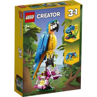 LEGO® Spielbausteine LEGO® Creator Exotischer Papagei 253 Teile 31136
