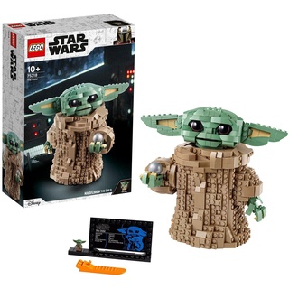 LEGO 75318 Star Wars: The Mandalorian Das Kind, große Baby-Yoda-Figur zum Bauen und Sammeln für Fans ab 10 Jahren, tolle Zimmer-Deko für Fans, Geschenkidee für Kinder und Erwachsene