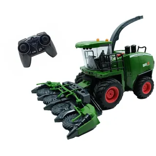 efaso RC-Traktor 6602H RC Maishäcksler 1:24 - ferngesteuerter Traktor Licht & Sound, Motorgeräusche wie in Echt grün