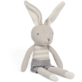 Jollein 037-001-65366 Stofftier Kuscheltier Hase Kaninchen Junge Joey grau 50 cm