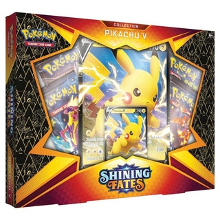 POKÉMON TCG 80869 PKM Pokémon Shining Fates Pikachu V-Box - Englisch