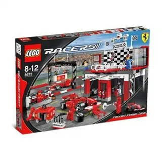 Lego Racers 8672 Ferrari Zieleinfahrt