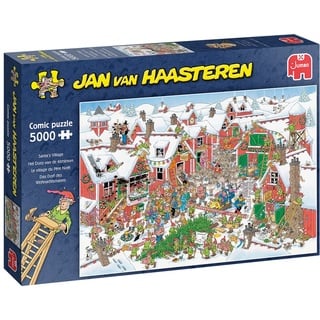 Jumbo Spiele Jan van Haasteren Santa's Village 5000 Teile - Puzzle für Erwachsene