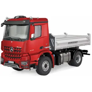 Amewi Mercedes-Benz Arocs Hydraulik Muldenkipper Pro 4x4 1:14 RTR rot RC-LKW - Rot