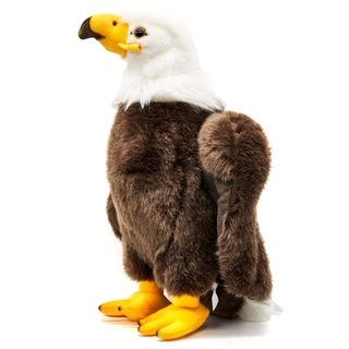 Uni-Toys - Weißkopfseeadler - 32 cm (Höhe) - Plüsch-Adler, Vogel - Plüschtier, Kuscheltier