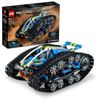 LEGO 42140 Technic App-gesteuertes Transformationsfahrzeug, ferngesteuertes Auto für Kinder, RC Offroad-Geländewagen, Modellbausatz mit 2 Seiten,...